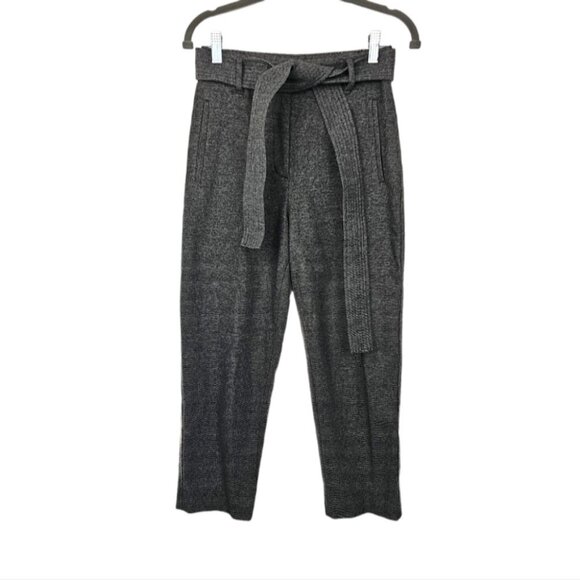 ARITZIA Wilfred Jallade Pants Tie Front High Rise Wool Blend Size 4 - Picture 5 of 9